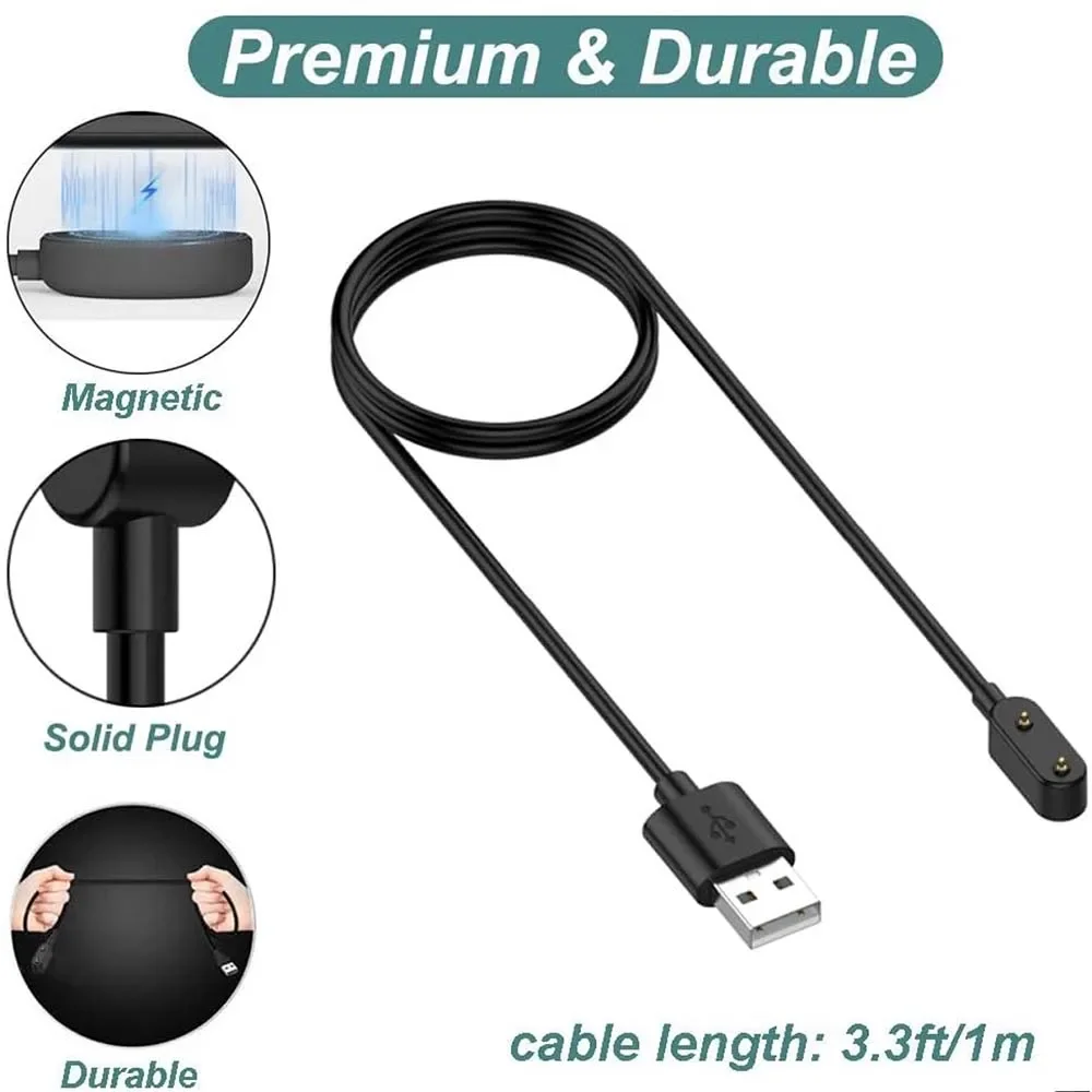 

Замена зарядного устройства для умных часов для Huawei Band 10 9 8 7 6/часов Fit/Honor Band 4X USB-адаптер магнитного зарядного устройства, зарядный кабель