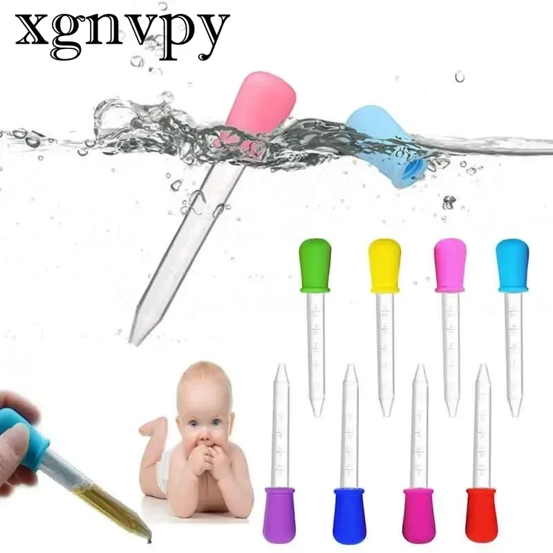 Xgnvpy 5MLChild Baby Dropper Medicine Feeder Child Medicine Device  Silicone Pipette Liquid Food Dropper Plastic Infant Utensils