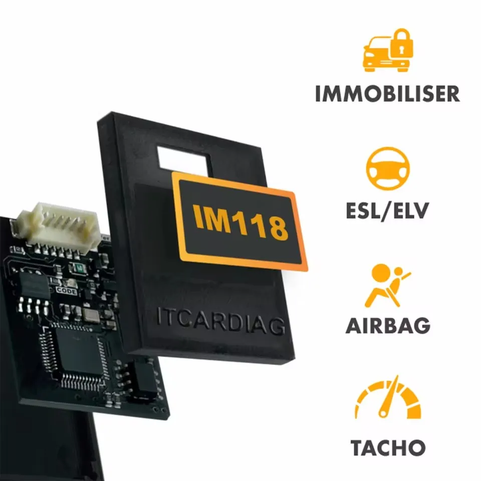 Wholesale ITCARDIAG IM118 Universal SQU OF128 IMMO Off Emulator Emulador Seat Occupancy Sensor Tacho Programs Tool PK SQU OF80