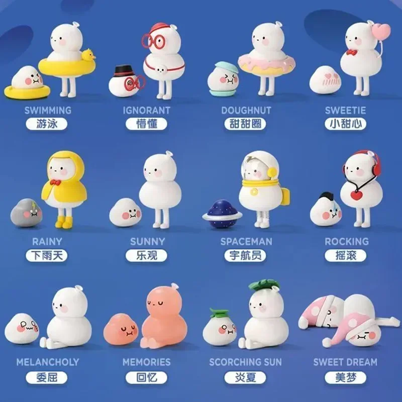 Pop Mart Bobococo Balloon Man Series  Blind Box Mystery Box Kawaii Ornaments Figurines Home Decor Desktop Model Dolls