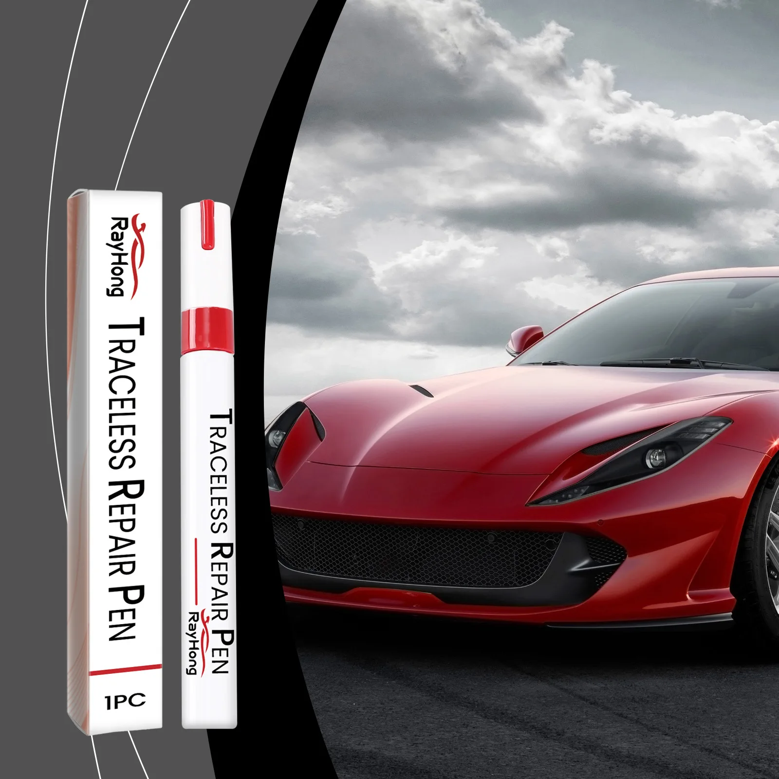 

Car Touch Up Paint Pen Scratch Repair Kit for Minor Scratches Chips Quick Dry Auto Paint Marker for Vehicle Color Restoration