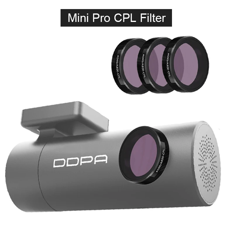 for DDPAI Dash Cam Mini Pro HD Lens Dust Protection Anti Glare CPL Filter