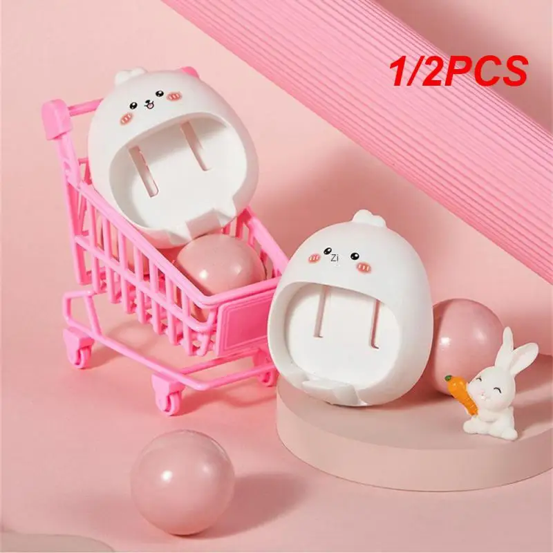 1/2PCS Toothbrush Holder Convenient Children's Wall Hanging Bathroom Bracket Cartoon Lovely No Punching