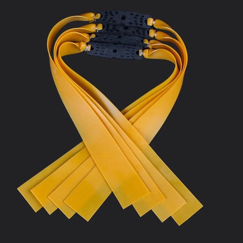 

Flat Rubber Band Hunting Slingshot Outdoor Shooting Catapult 0.75mm Rubber Band Slingshot Accessories for shooting toys