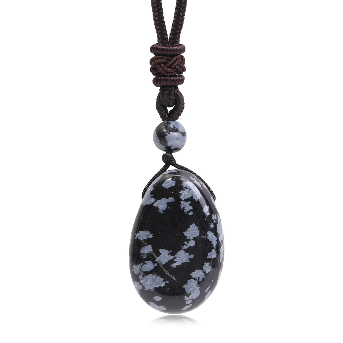 Natürliche Edelstein-Halskettenanhänger aus Amethyst, Rosenquarz und Klarquarz für Männer und Frauen, Gesundheits- und Wohlstands-Schmuck – Detail 18