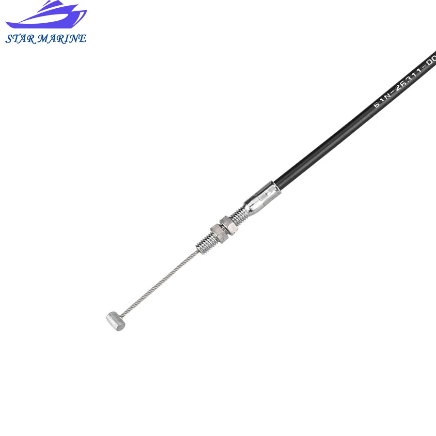 Stainless Steel Throttle Cable For Yamaha Outboard Engine 25HP 30HP 61N-26311-00 61N-26311 Boat Engine Parts Boat Motor