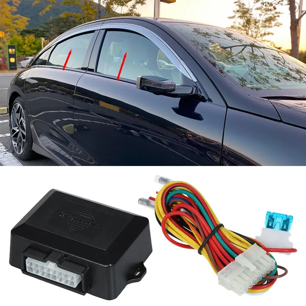 

12V Universal Auto Power Window Control Window Open Closer Module For 4 Door Cars Power Window Closer With Wire Harness Z1S5