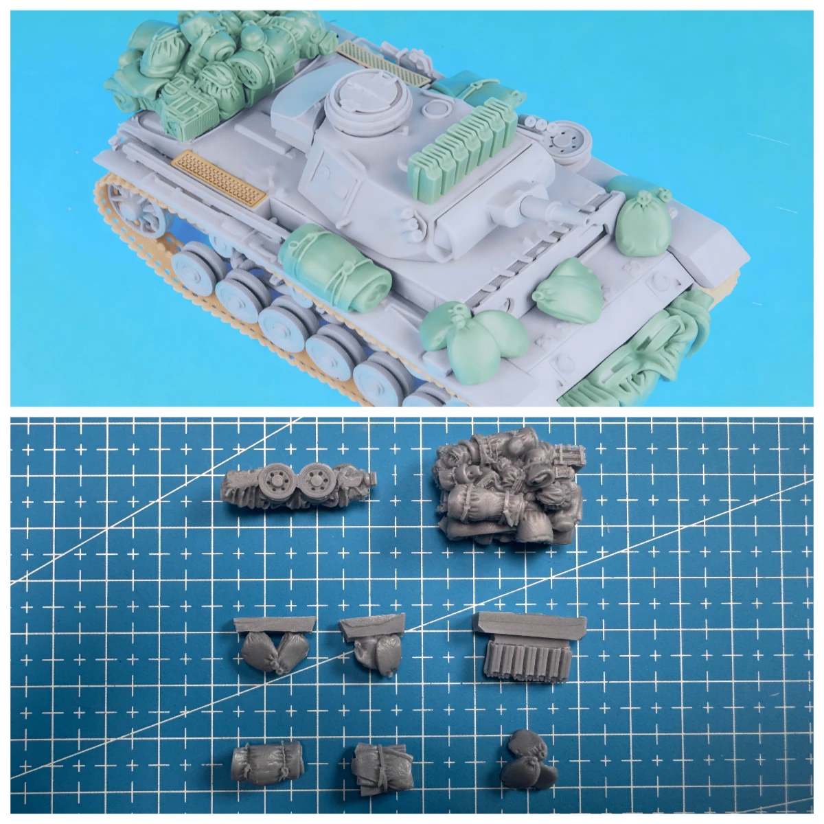 1/72 Cast Resin Model Assembly Kit, GK, Tank Supply Kit, Unpainted, Needs To Be Assembled