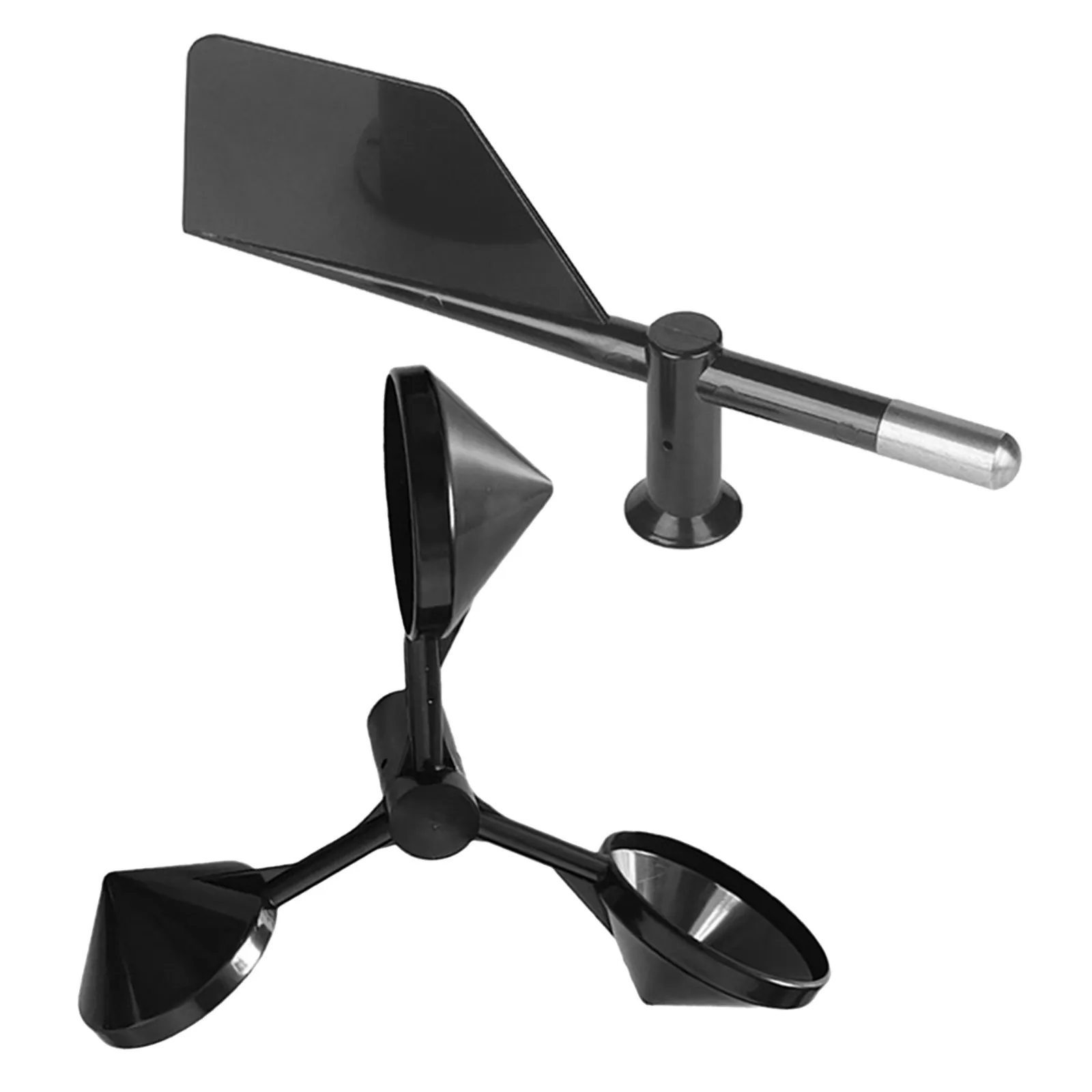 1 Set Wind Direction Indicator for Weather Station Anemometer Wind Vane Housing Assembly Outdoor Meteorological Instrument Part