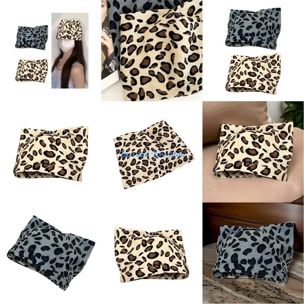 

HX6F Girls Casual Painter Hat French Leopard Print Hat for Girls Hat Subculture Street Photography Club Wear