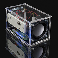 LARSU-2X DIY Electronic Kit Bluetooth Speaker Music Spectrum Soldering Practice LED Flash Display Soldering Project Practice B