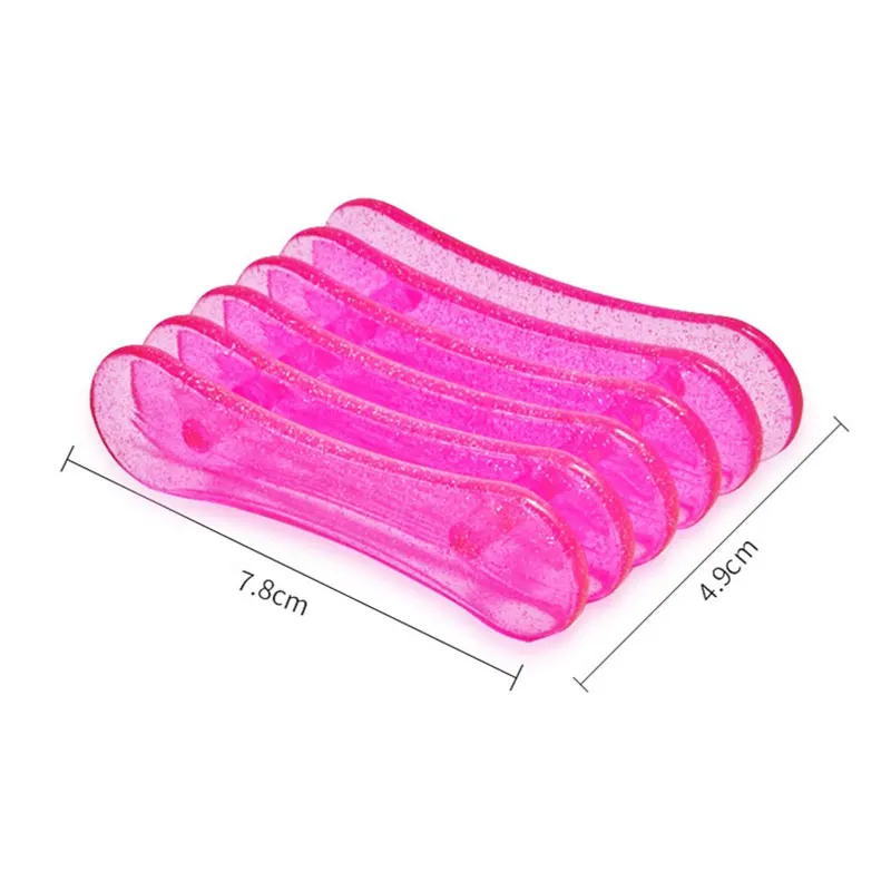 Organizer na pędzle do paznokci z 5 przegródkami, akrylowy, przezroczysty stojak na długopisy, ekspozytor, akcesoria do manicure