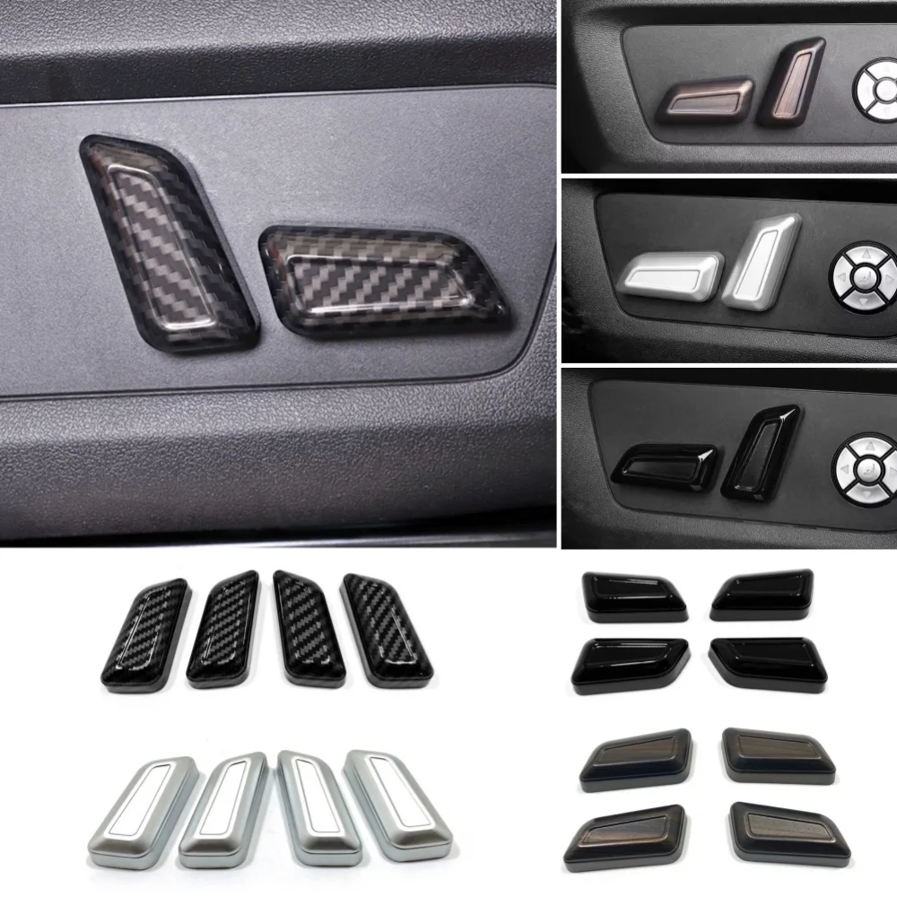 For GWM Great Wall Tank 300 Accessories 2022 2023 ABS Car Seat Adjust Button Cover Trim Sticker Decoration Anti-Scratch Interior