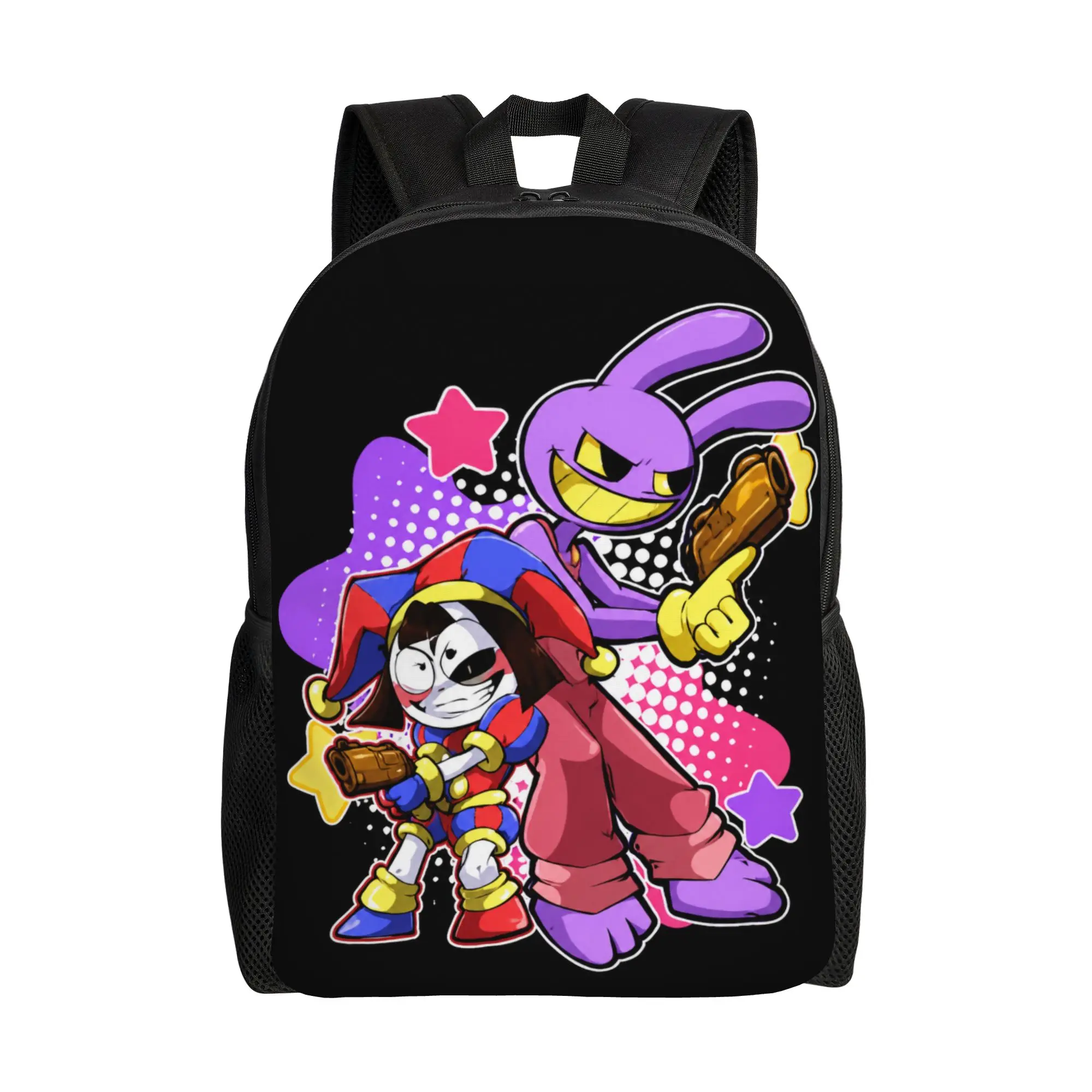 Jax Cartoon Digitals Circus Kaufmo Dark Characters Teenage Backpack High School  Daypack for Men Women College Shoulder Bag