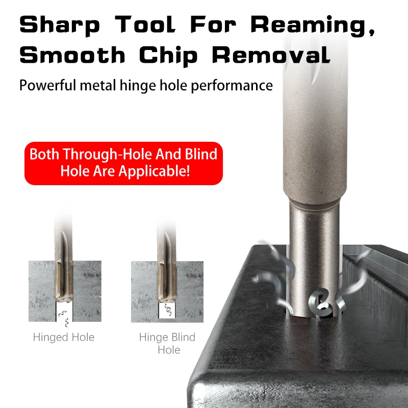 HSS H7/H8 Straight Shank Machine Reamer High Precision Carbide Insert 6mm-20mm Tungsten Carbide Reamer Drilling End Mills