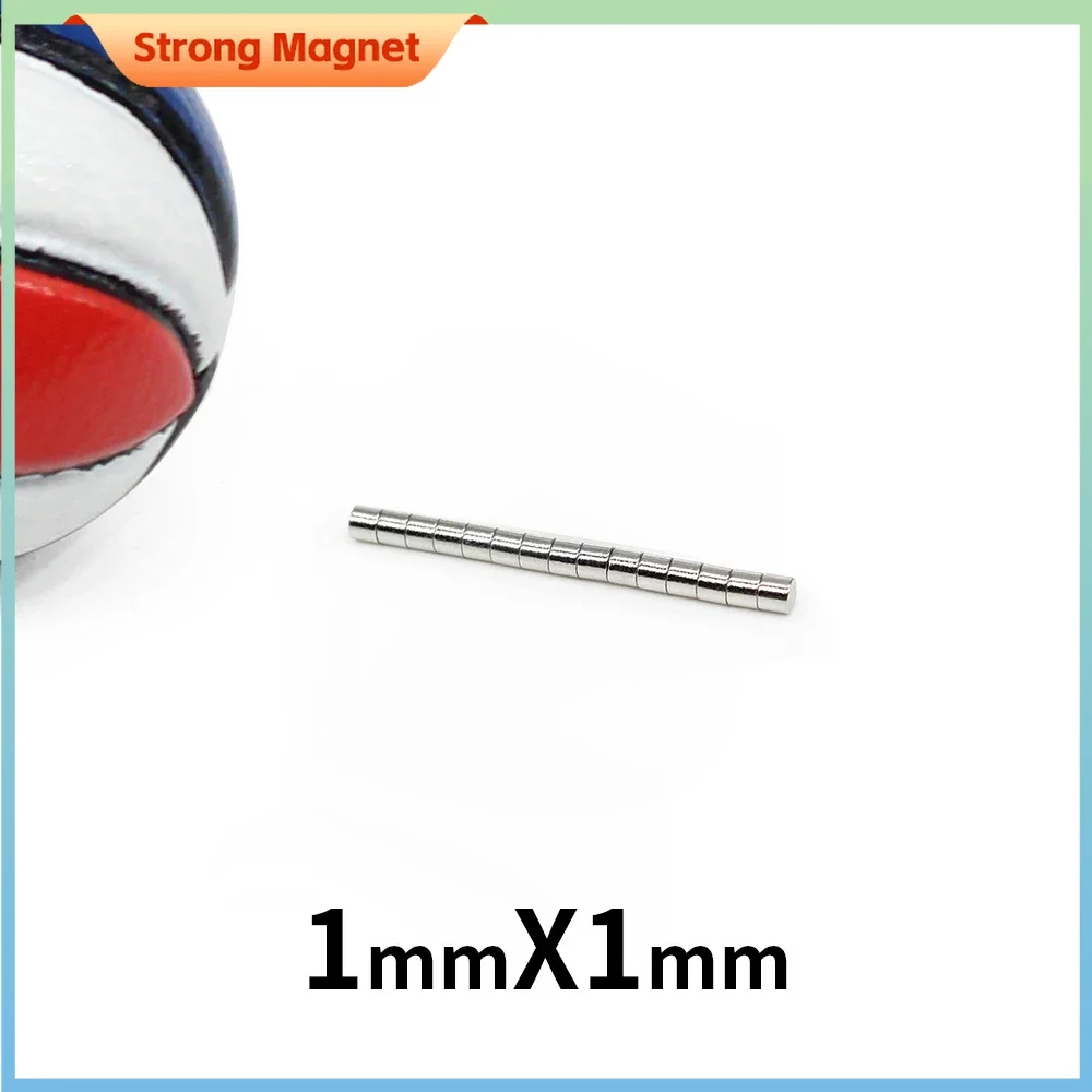 

20-2000PCS 1x1mm Small Round Neodymium Magnet Powerful Strong Rare Earth Permanent NdFeB Magnets for DIY