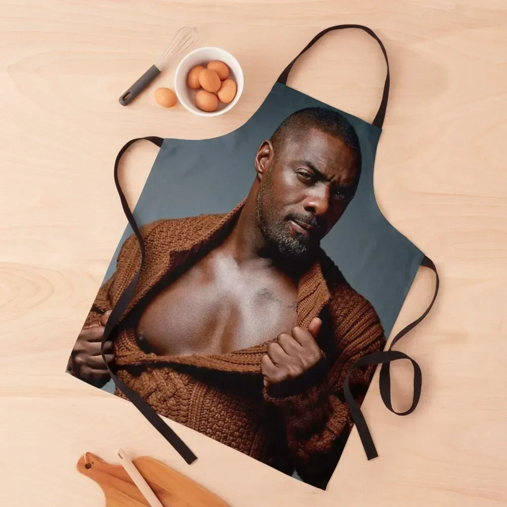 

idris elba Apron Kitchen Apras For Women kitchen gadgets Household Items Apron