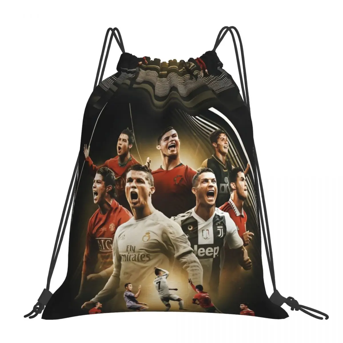 CR7-Cristiano-Ronaldo Bags Drawstring bag Storage Portable Handbags Grocery Shopping Shoulder bags foldable Travel Bag