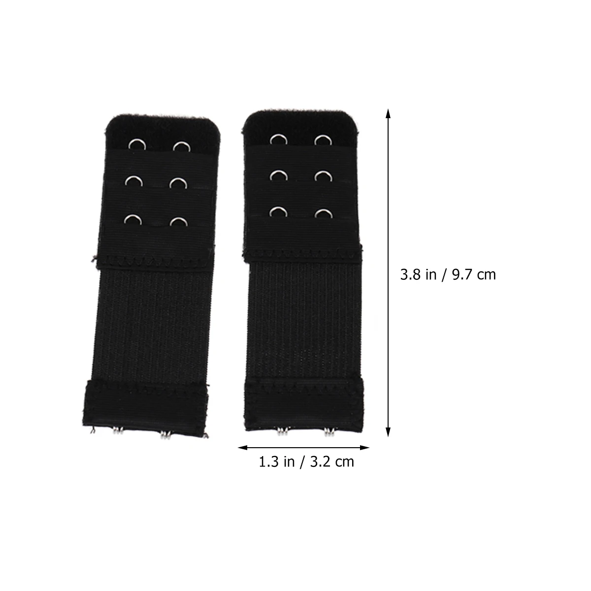 

6pcs Bra Extender 3 Rows Hooks Adjustable Underwear Accessories Pregnancy Comfortable Elastic Strap Back Buckle Extension Women