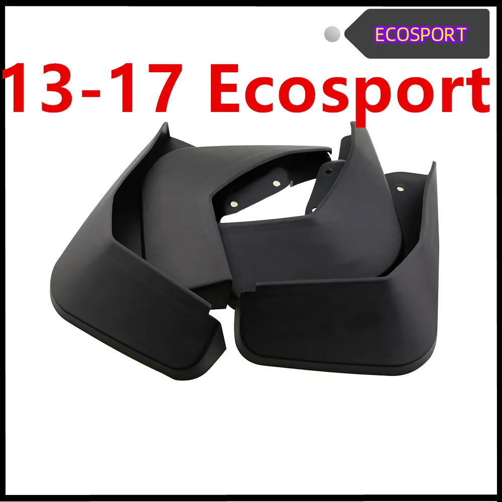 ABS Mudflaps Mud Flaps Front Rear Mudguards Fender for Ford Ecosport 2013-2017 Splash Guards Parts Accessories