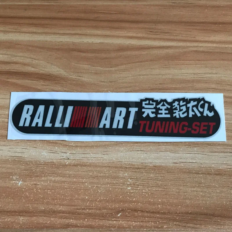 JDM RALLIART RUNING-SET Emblem Scratch Cover Stickers Reflective Car Sticker for Mitsubishi Sticker Car Accessories