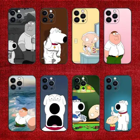 P-PeterS Family G-Guy  Phone Case For iPhone 16e,16,15,14,13,12,11,Pro,X,XS,Max,XR,Plus,Mini Soft Black Cover