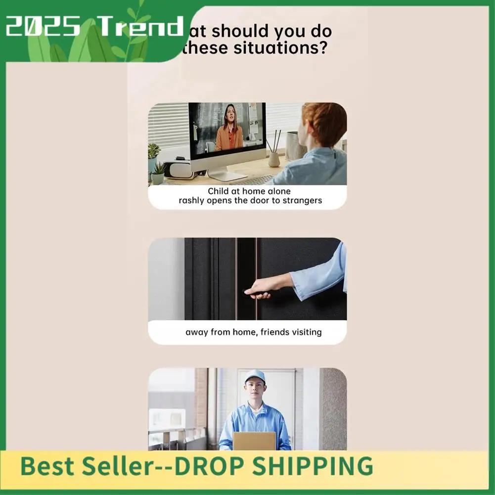 TOP ข้อเสนอ Tuya สมาร์ท Doorbell HD Night Vision WIFI 2-Way Intercom การดูแบบเรียลไทม์สําหรับ Home Security ระบบ