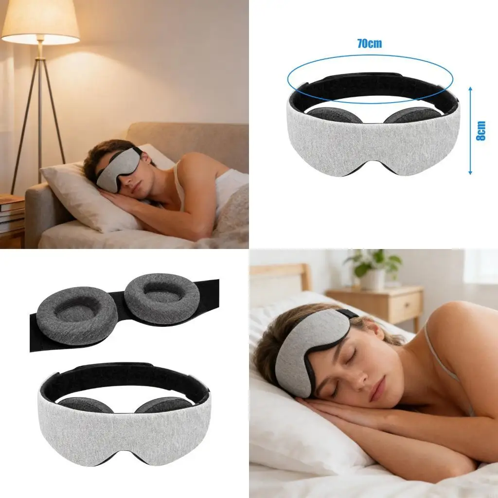 

Seamless Shading Sleepings Masks With Extended Nose Flap For Complete Darknessly