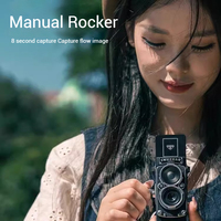 Chuzhao Retro Portable Travel Photography Digital Dual Reflex Camera Compact Ccd Camera High-Definition Girl Student Travel Gift