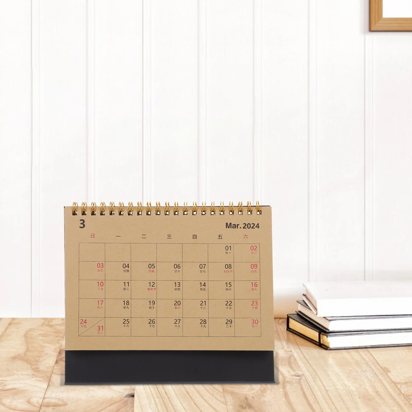 

Desk Calendar Office Product for Advent Calendars Mini Decor Paper Daily Student Monthly