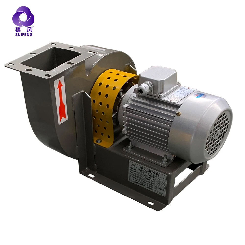 High Quality Low-noise 220V/380V Aluminium Multi-wing Centrifugal Exhaust Fan Duct Fan For Construction Farm Use 10m/s~15m/s