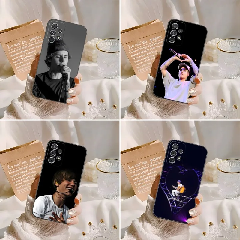 Hot Singer Justin Bieber Phone Case For Samsung Galaxy S21 S22 S20 S30 S7 S10 S8 S9 S6 Pro Plus Edge Ultra Fe Shockproof Cover