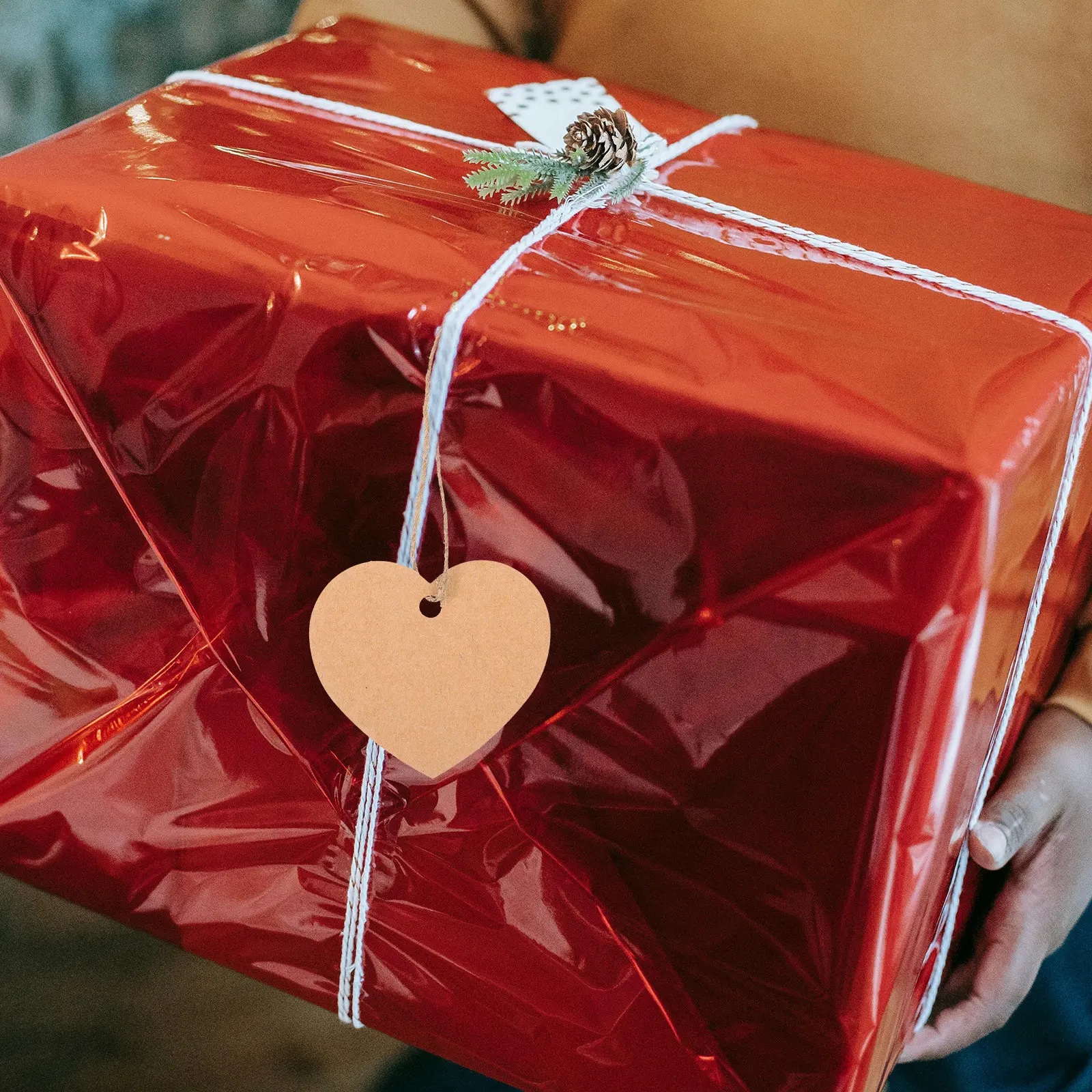 

Набор из 100 бумажных бирок-сердечек ко Дню святого Валентина, подвесные этикетки для подарков, декоративные карточки для рукоделия, товары для свадеб и вечеринок