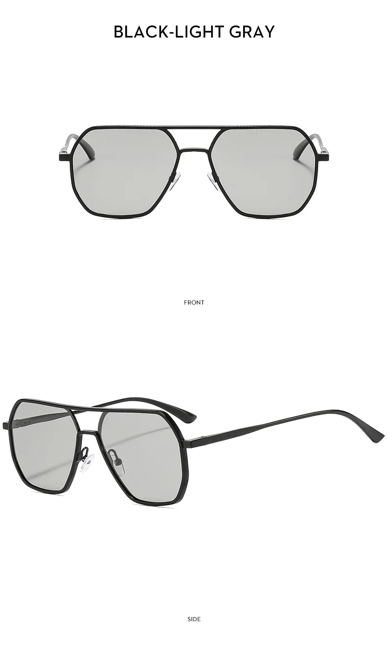 Neue Fashion Square Polarisierte Sonnenbrille Für Frauen Männer Retro Metall Rahmen Sonnenbrille Hohe Qualität Shades UV400 Brillen – Detail 10