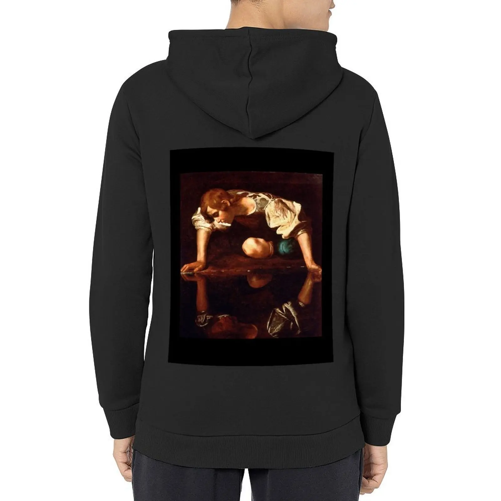 

Caravaggio Narcissus Hoodie men clothes aesthetic clothing mens designer clothes men's sweat-shirt set hoodie men