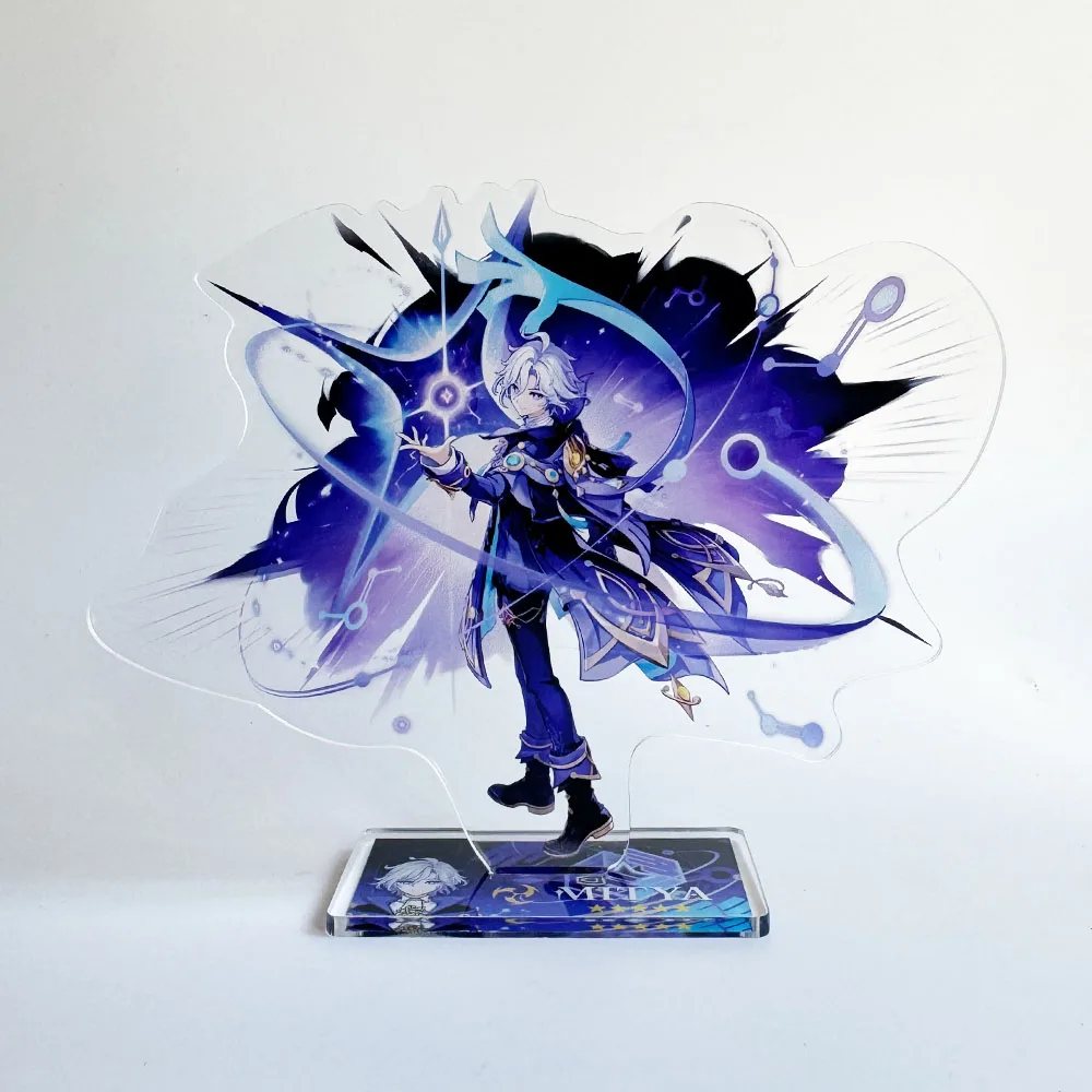 Mitya Odette Columbina Arlecchino Anime Genshin Impact Acrylic Model Furina Mavuika Collect Desktop Decoration Keychains Gift
