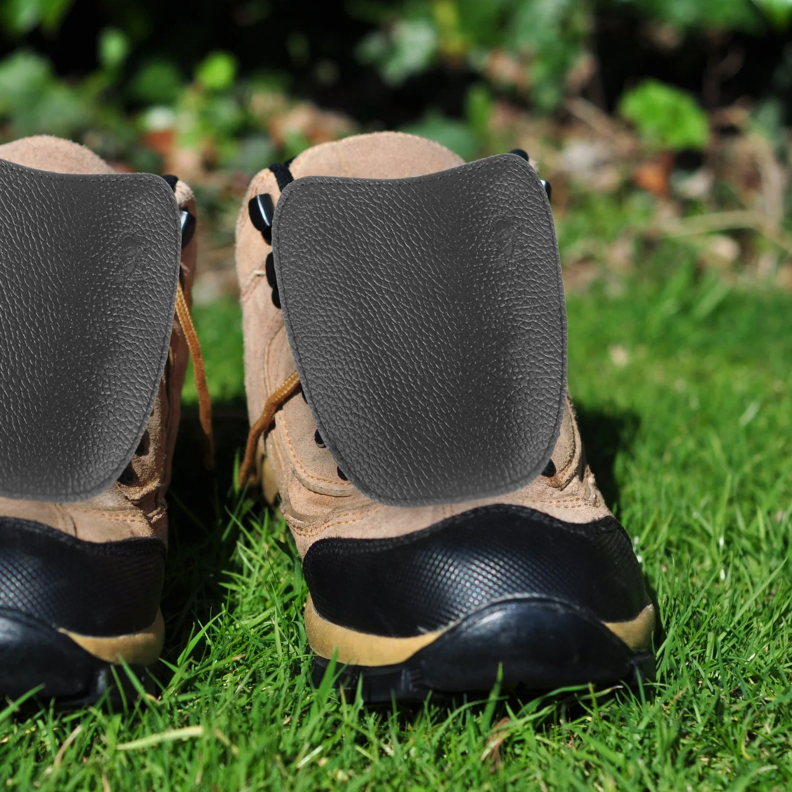 

AntiScalding Welding Foot Cover Black Cattlehide Lightweight Safety Shoe Covers Toe Shield Workshop Use Protective Gear