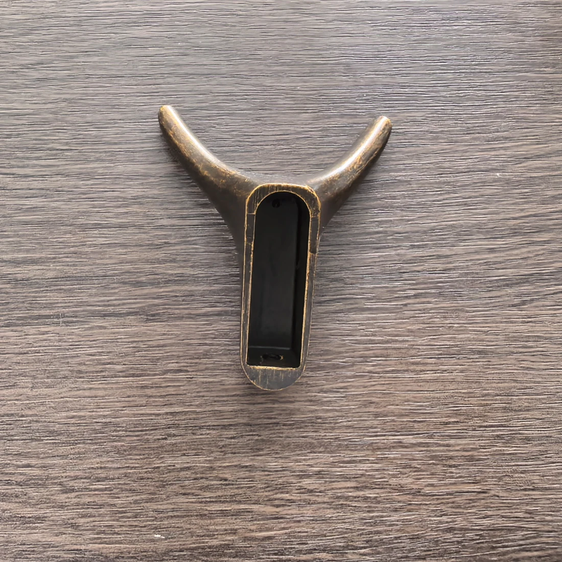 YUTOKO Hochwertiger Vintage-Stil Antik-Bronze Einzelhaken für Kleidung und Hüte Amerikanischer Garderobenhaken für den Flur – Detail 5