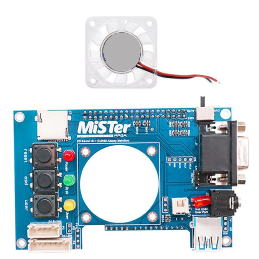 Imagem -06 - Caixa de Metal para Mister Fpga Core Control Suit De10-nano com Placa Principal i o Hub Usb V2.1 V2.1