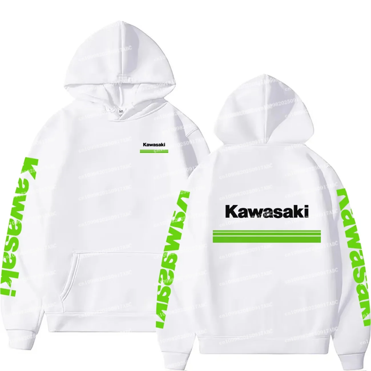 

（Kawasaki）Spring and Autumn New Men Kawasaki Motorcycle Men Hoodies Women's Casual Pullover Couple Sweatshirts Women Hoodie Top