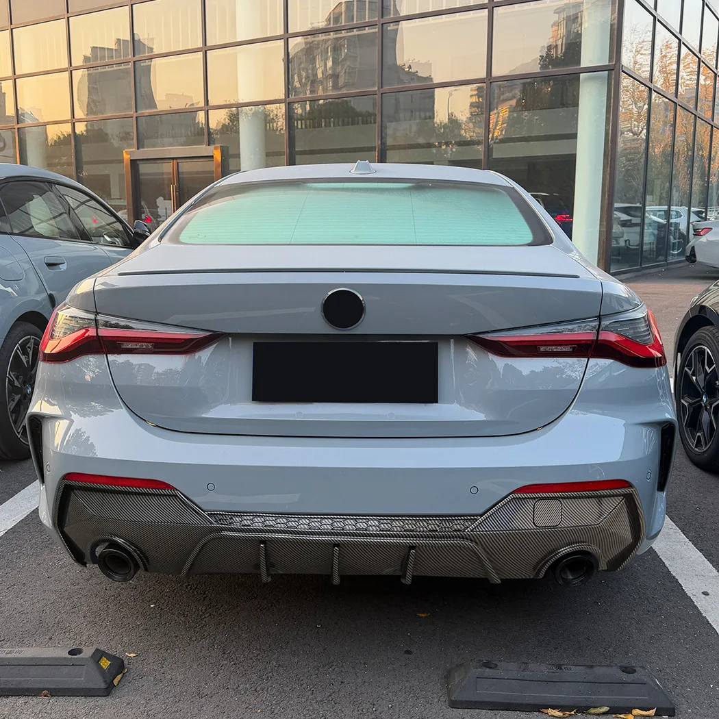 

Car Rear Bumper Diffuser For BMW 4 Series G22 G23 Coupe M Sport 2020-2025 Lower Splitter Plate Body Kits Tuning Accessory Trim