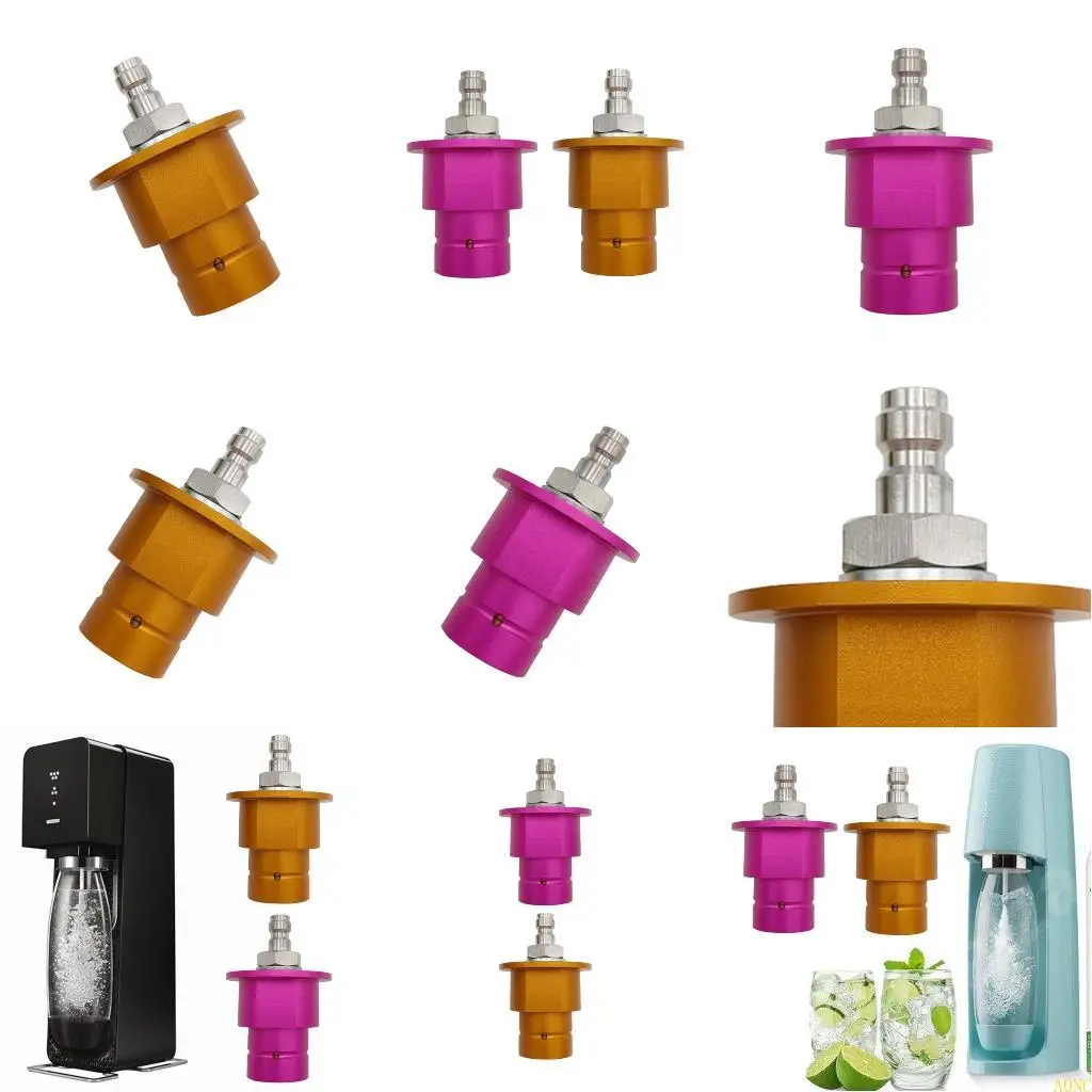 A0NC تركيب سريع محول آلة المشروبات الغازية موصل معدني مانع للتسرب سهل التنظيف