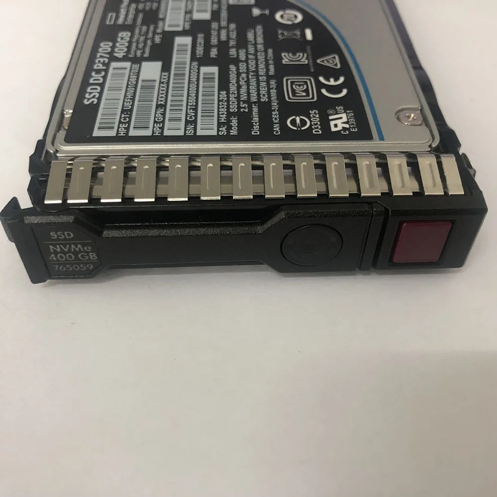 736936-B21 765059-001 400GB 2.5 NVME SAS P3700 SSD