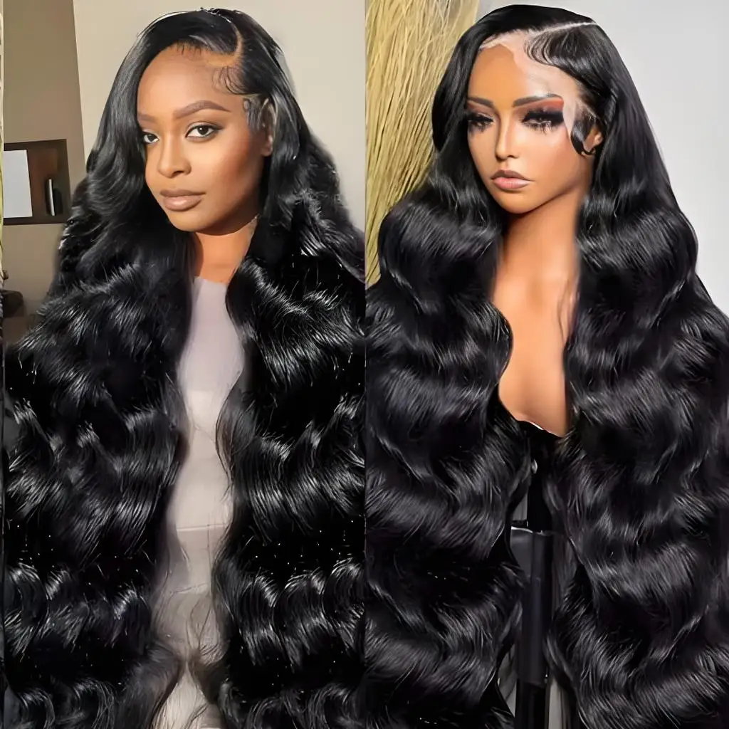 

Парик из натуральных волос 13x6 HD Body Wave с прозрачной кружевной основой, плотность 250%, предварительно проработанный, с эффектом baby hair, 360 Full Lace, для женщин