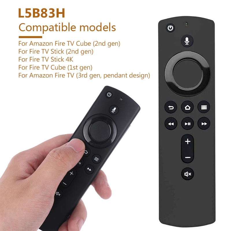 Voice Smart Search Remote Control L5B83H Compatible with Alexa Fire TV Stick 4K Universal Remote Controller Replacement