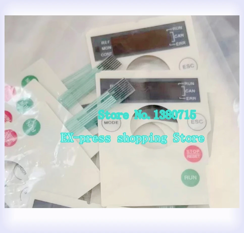 VFD Spare Parts High Quality Membrane Switch Key Film Front Overlay Compatible with Altivar 312 ATV312 Series Operator Panel