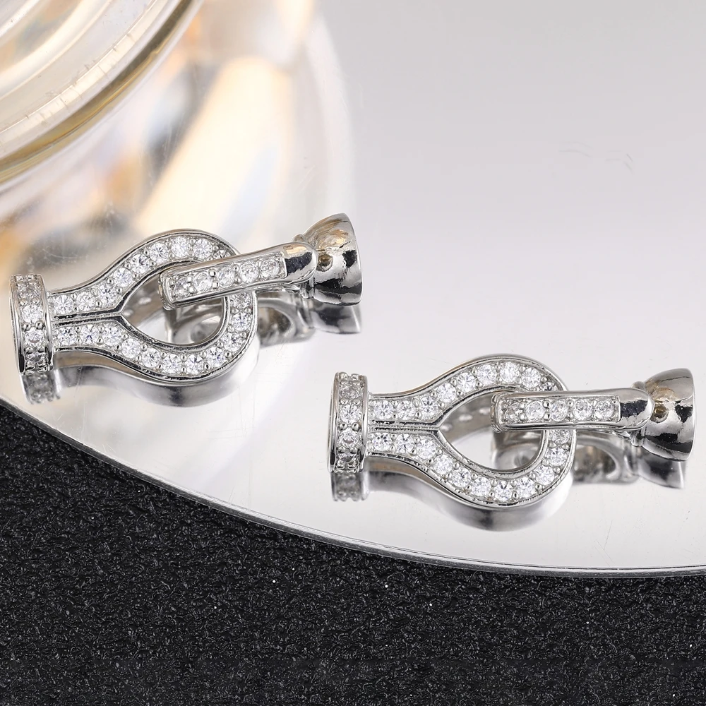 Juya DIY Luxus Natursteine Barock Perlen Schmuck Herstellung Komponenten cz Opal Stecker Verschluss Verschluss Verschluss Verschlüsse Lieferungen – Detail 13