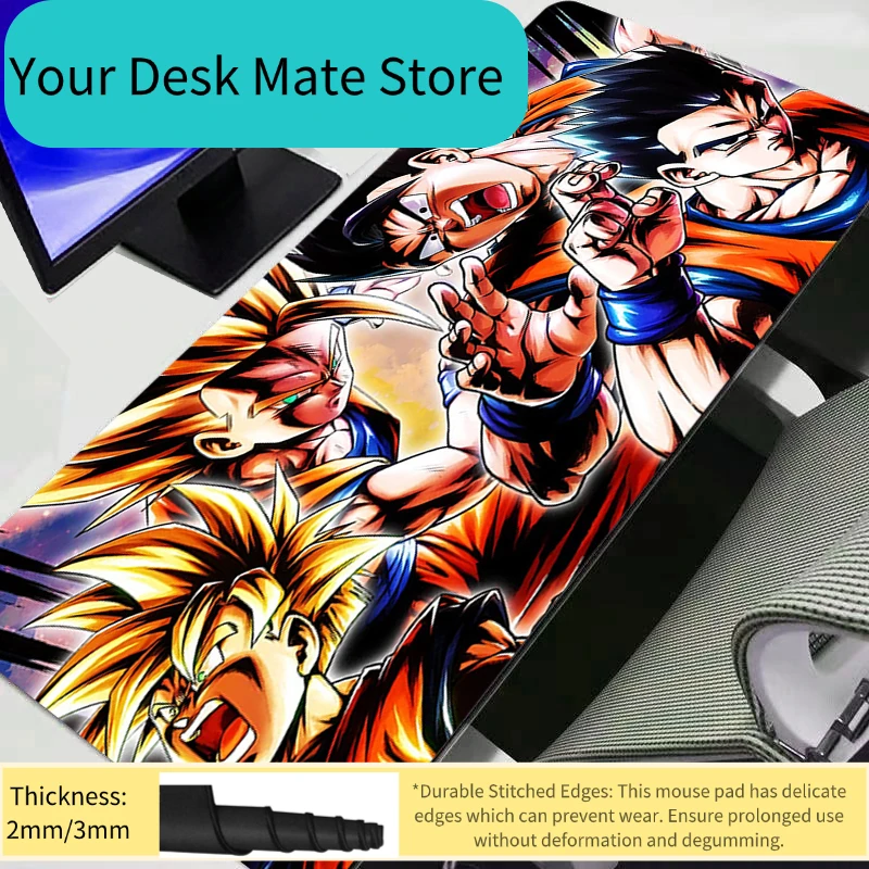 

Mouse Pad Dragon Ball Z DBZ Professional eSports Game Players Speed Lock Edge Rubber Desk Mousepad Keyboard Mat