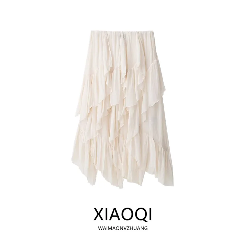 

High Waist Midi Skirt Women's Faion Autumn New Arrival Versatile High Waist Design Sensation Dr Stand Fit Other ...