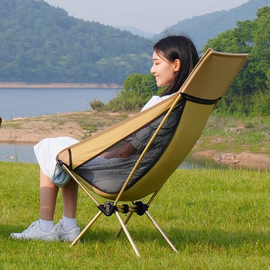 

Folding Chair Portable Bag Trekology Camping Foldable Chair Relax Outdoor Strong Recliner Ultralight Comfterble Sedia Camp Chair